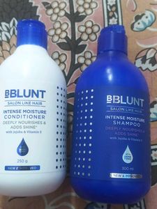BBLUNT Intense Moisturizer Set NO BARGAIN