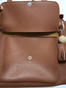 Brown Leather Tote Bag