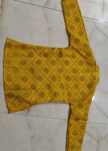 Kids&#39; Yellow Kurta Set