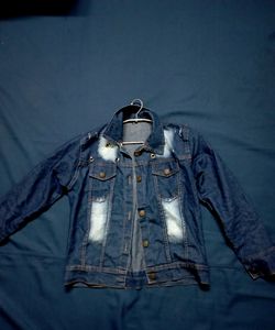 Trendy Blue Denim Jacket