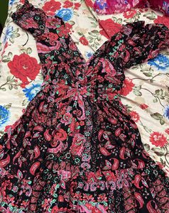 Paisley Print Dress