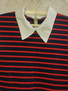 Fall Season Striped Long Sleeve Top