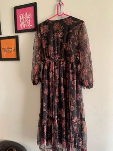 Floral Print Midi Dress