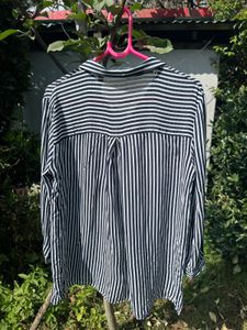 Striped Button-Down Shirt