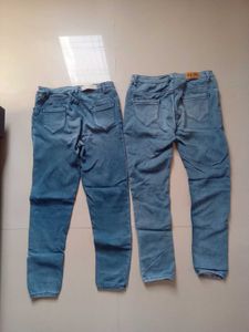 combo of 2 skinny blue jeans