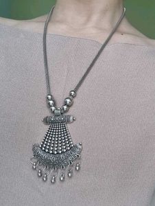 Oxidised Silver Necklace