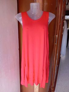 Coral Tank Dress