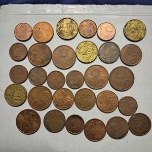 Euro Cents 30 Coins