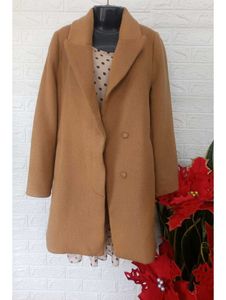 Imported Unisex Camel Brown Overcoat