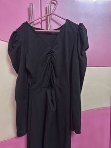 Chic Black Midi Dress