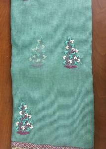 2 embroidery sarees