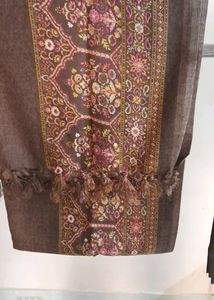 Sold Now... Brown Pashmina Suit