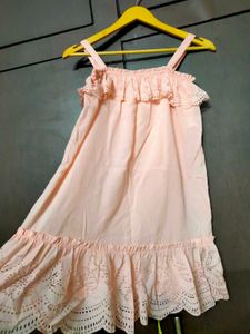 Peach Dress