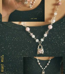 Beaded Lock Necklace