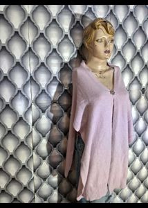 gucci pink  Knit Poncho
