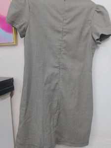 Korean Chic Grey Dress