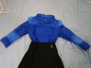 Navy blue Top For Women