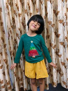 Cute Holiday Shirt &amp; Shorts Set