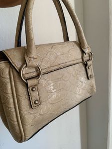 Guess Y2K Handbag, Embossed Cream💛