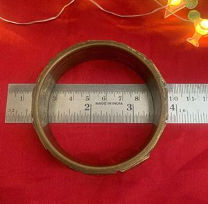 Bohemian Stacked Brass Bangle Set