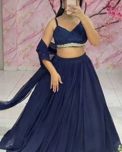 Elegant Navy Blue Ethnic Blouse