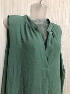 Loft Sleeveless Sea Green Top