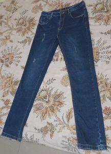 Dark Blue Denim Jeans