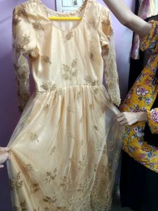 Ethinic Gown Golden