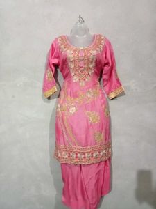 Pink &amp; Yellow Salwar Suit