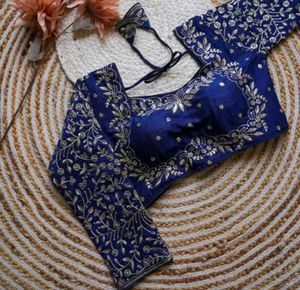 New Georgette Saree With Stitched Blouse