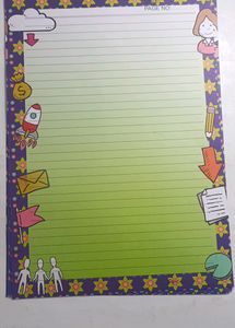 Designed File Paper (A4 ,5 Sheet)