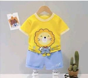 Cute Cartoon Outfit Set (Pack of 2)