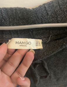 Black Charcoal Joggers (By Mango)