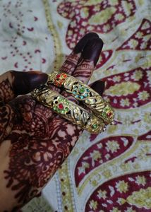 Golden Bangles (Set of 2)