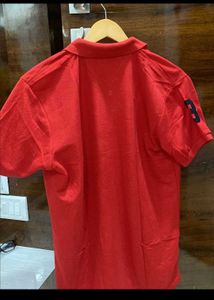 New Us Polo Red Tshirt Men