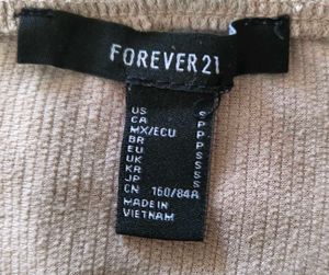 forever 21 ribbed knit crop top