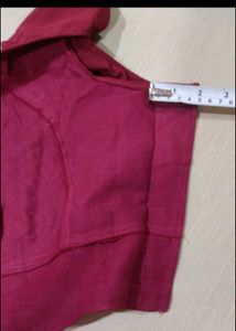 Elegant Maroon Embroidered Saree