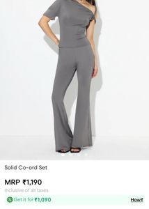 Chic Solid Co-ord Set