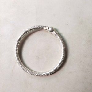Pure Silver Ball Design Openable Kada 1 Piece