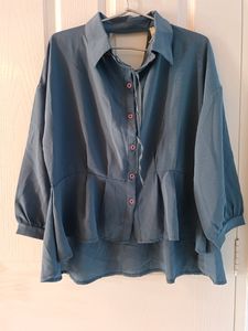 Designer Bluish-Grey Top