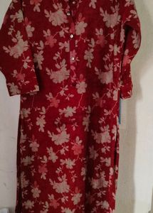 MAROON COLOUR KURTI 👗