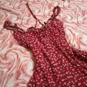 Cutesy Red Mini Dress🍒