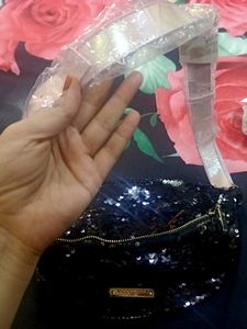 Sequined Waist Bag