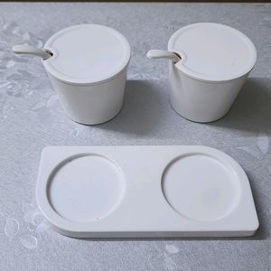 🆕️ White Condiment Set (with Tag)