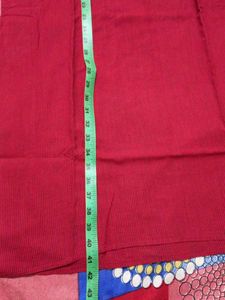 Elegant Rhythm Maroon Kurta No Buttons