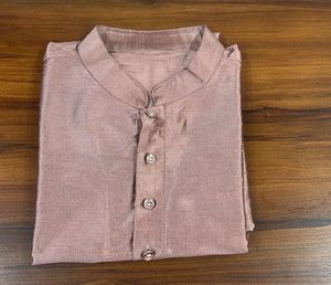 Mauve Silk Blend Kurta