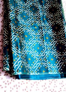 new Elegant Blue Patola Saree