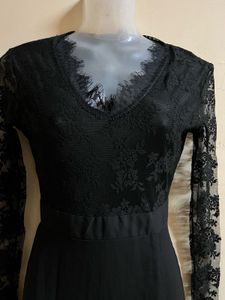 Pintrest Black Long Gown🖤
