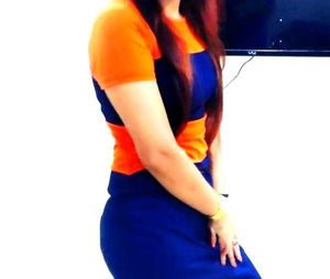 Color Block Midi Dress👗