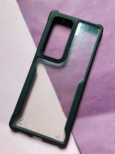 Vivo V30 Clear Phone Case with Black Bumper